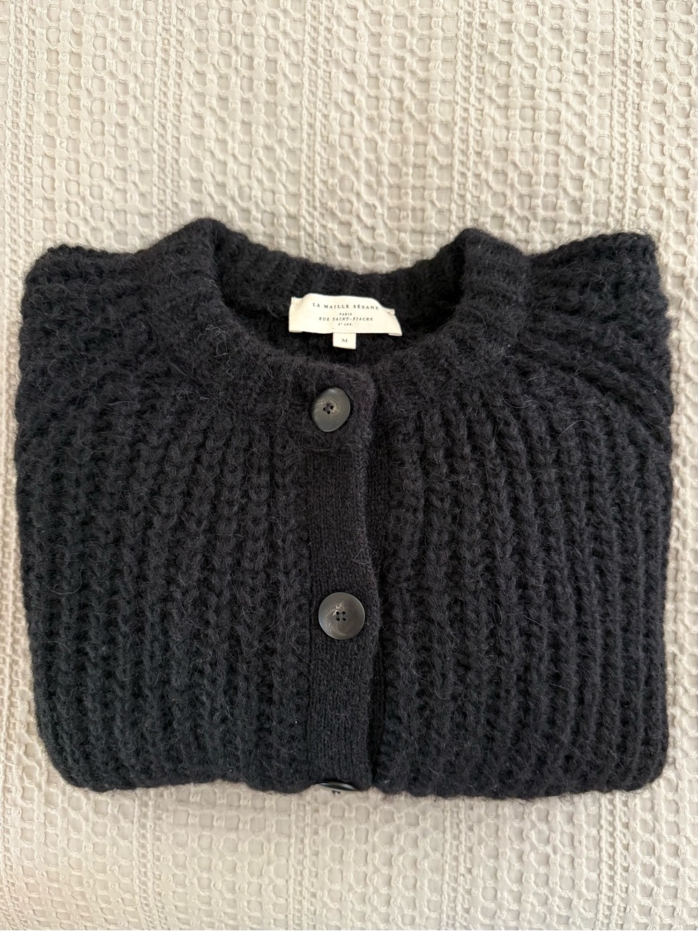 SÉZANE EMILE CARDIGAN BLACK